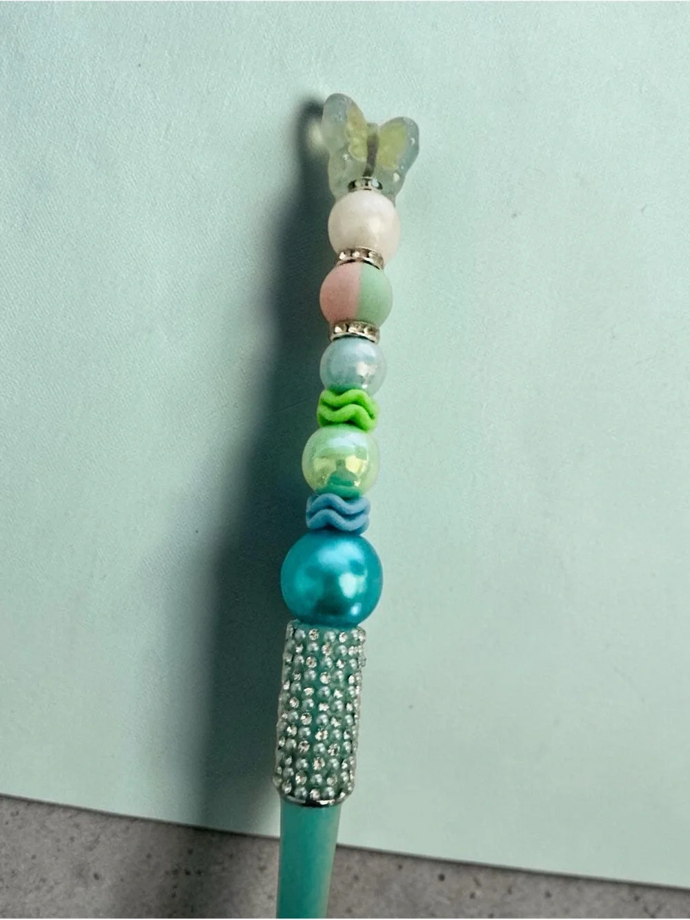 Disney Pastel Aqua & Pink Beaded Women's Bracelet